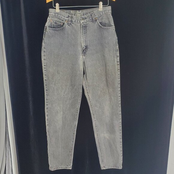RARE 1987 Levi Strauss 17505 -1158 Faded Black Hi-Waist Mom Jeans SZ15 (31.5/29) - Picture 1 of 16